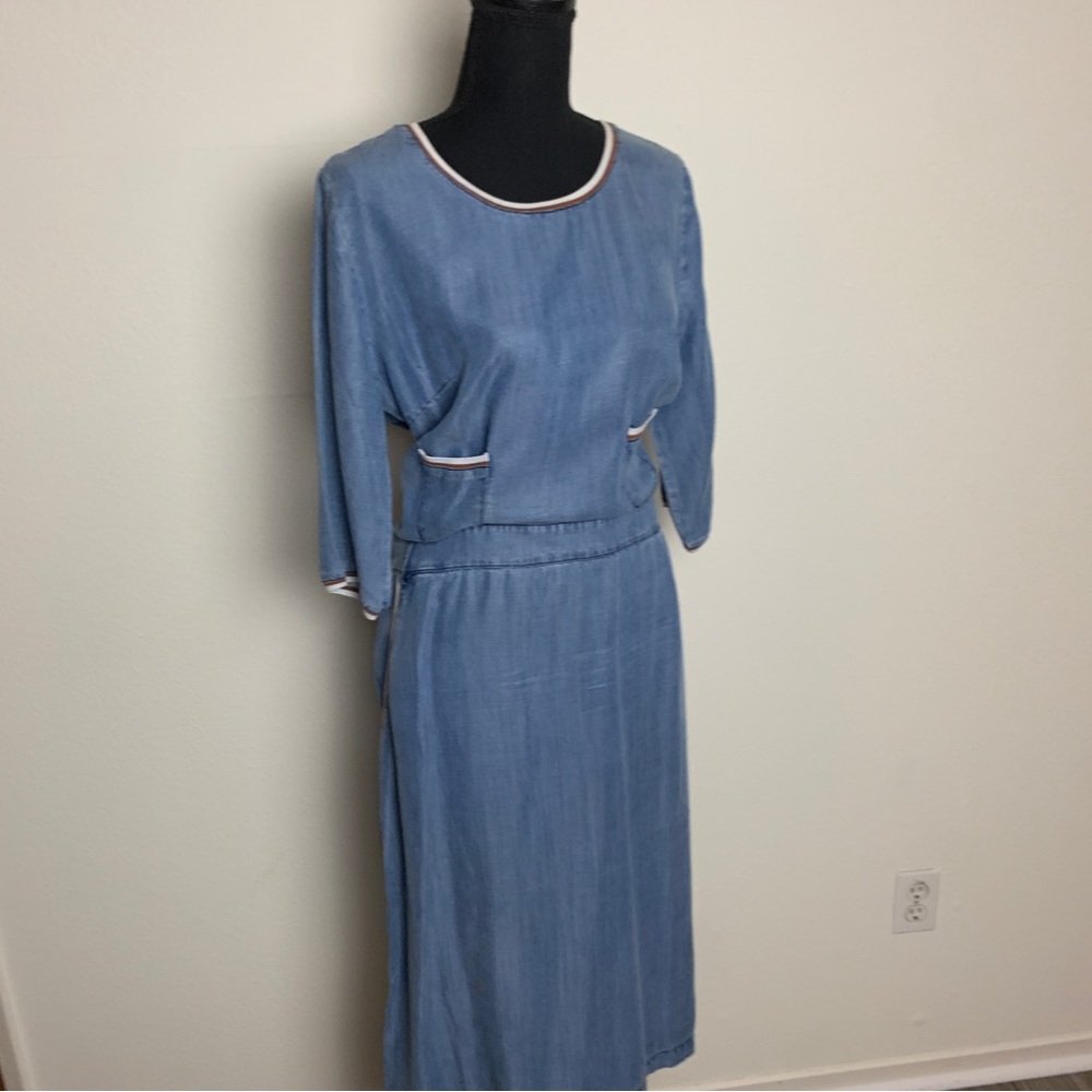 Blue Jean Over knee dress
